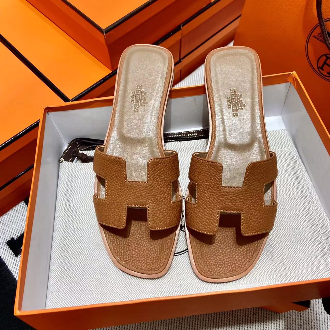 에르메스 올수공 오란 슬리퍼 샌들 토고 39